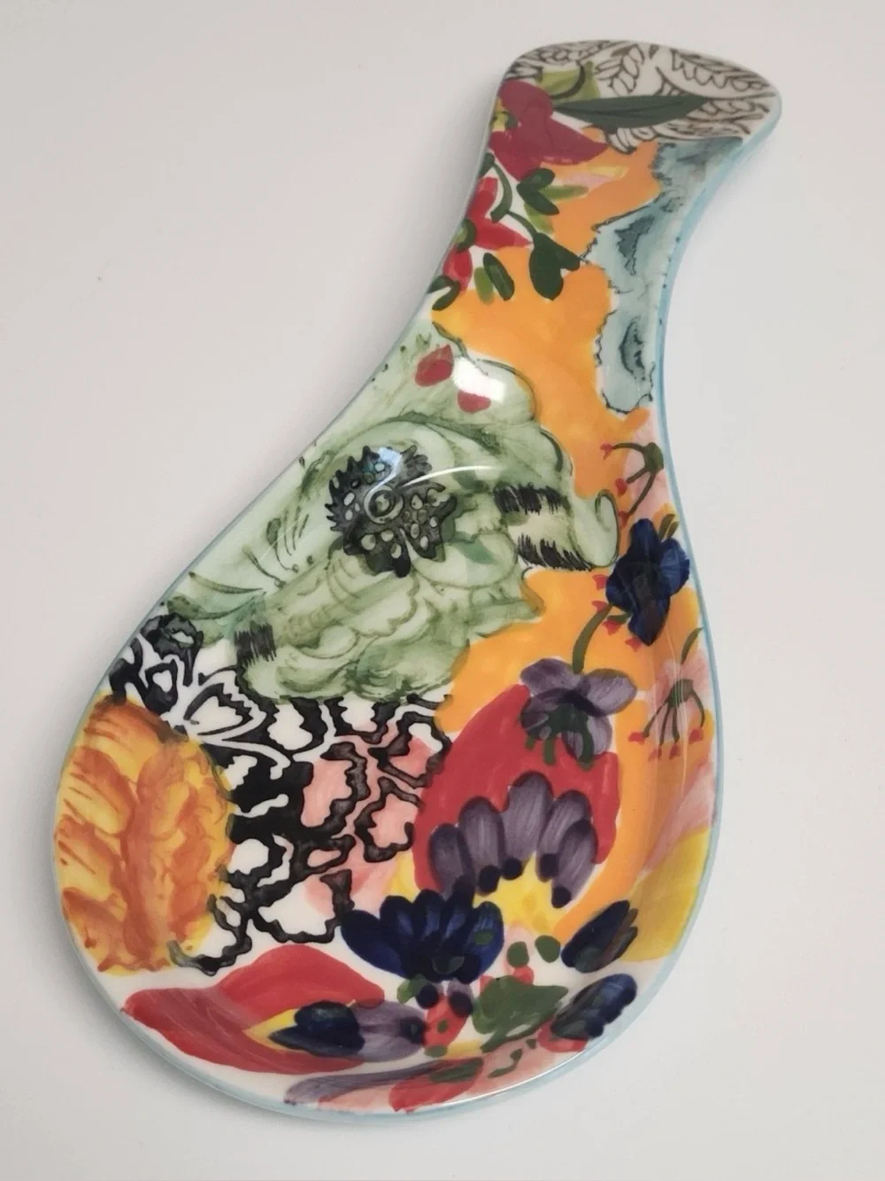 Anthropologie Hand Painted Spoonrest